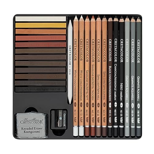 CRETACOLOR Creativo Tin Drawing 27-Piece Set - Image 3