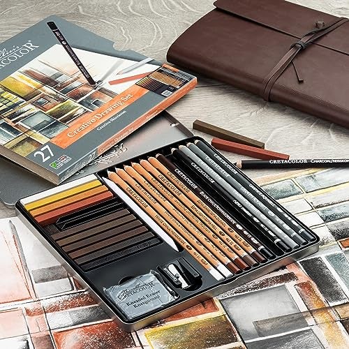 CRETACOLOR Creativo Tin Drawing 27-Piece Set - Image 5