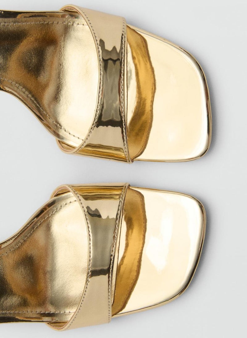 MANGO - Strappy Heeled Sandals - Image 1