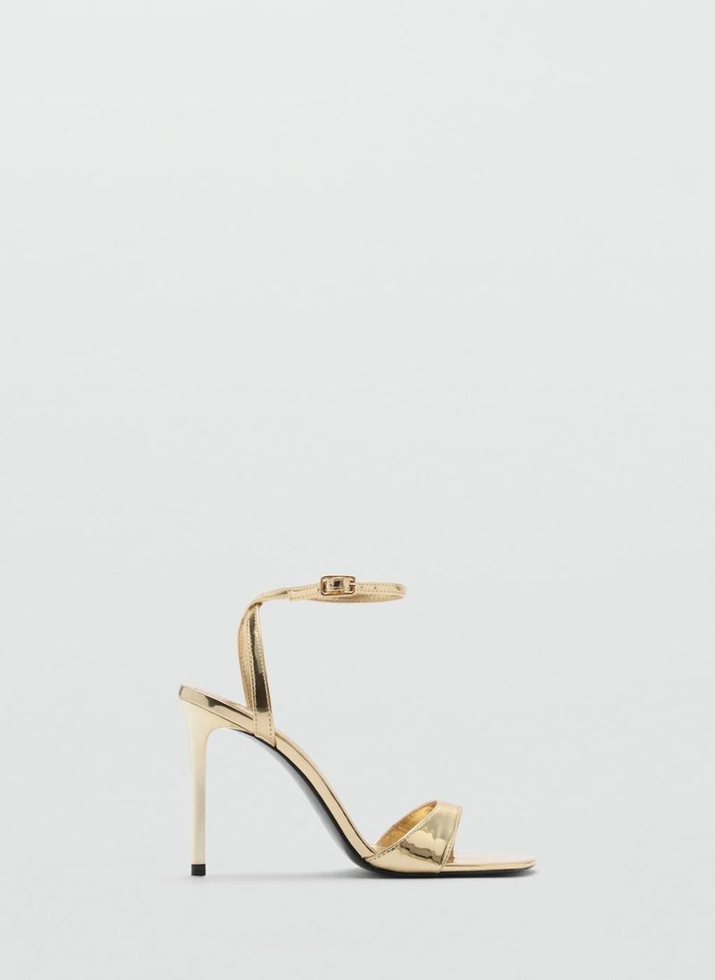 MANGO - Strappy Heeled Sandals - Image 1