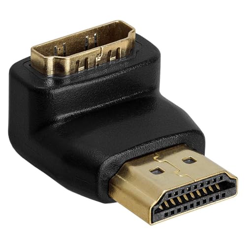 Cmple - 4k HDMI Adapter Male to Female Port Saver 90 Degree Downward HDMI Coupler, for TV, Monitors, Projector, Xbox, PS4, Firestick, HDTV, Laptop - Image 2