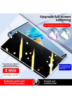 For HuaweiMate40pro Tempered Film Mate 50 Mobile Phone Film P40 Pro Ceramic P30/P50/P60Pro-Color:Mixed 3-set Ultra-clear 1 Set + 1 Set Of Blue Light + 1 Set Of Anti-peep Second Template, Sensitive Touch Control-Size:For HuaweiMate50rs Porsche Design