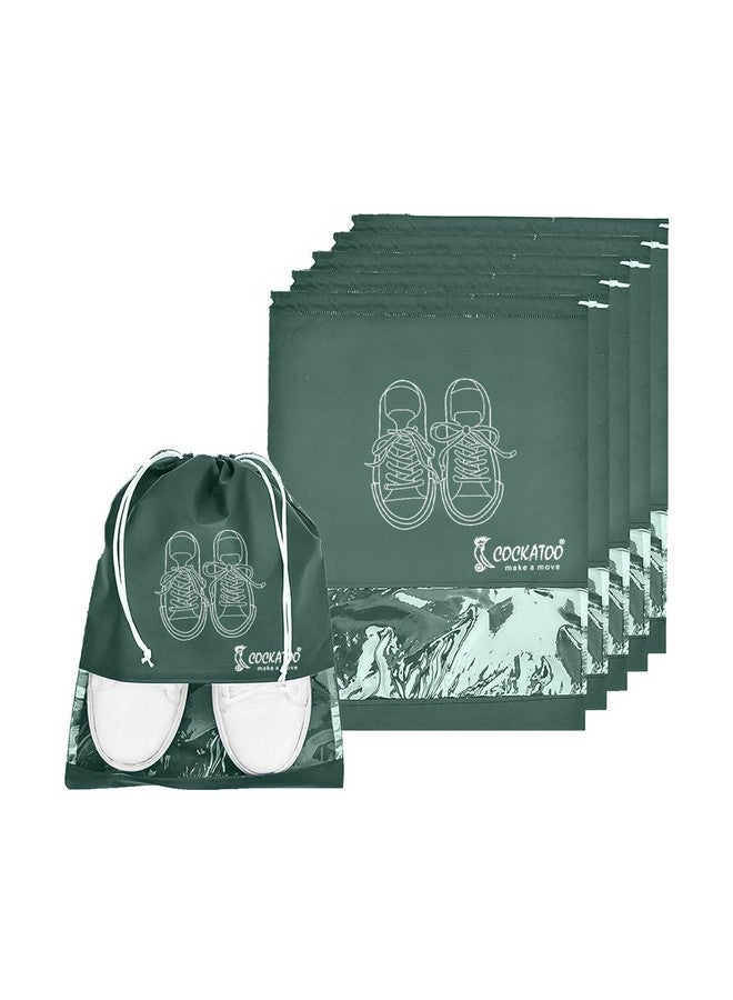 Cockatoo Cockatoo Shoe Bag for Travel & Storage, Women & Men, Travelling Shoe Storage Bag, Shoe Storage Organizer Bag - Pack of 6 Shoe Pouch(13 x 17.32 Inch) - Image 1