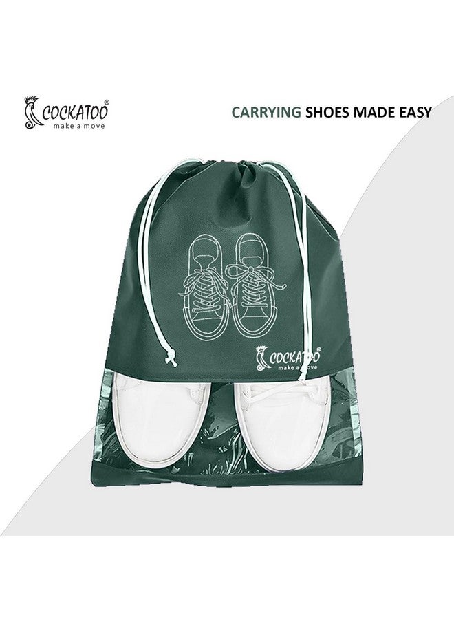 Cockatoo Cockatoo Shoe Bag for Travel & Storage, Women & Men, Travelling Shoe Storage Bag, Shoe Storage Organizer Bag - Pack of 6 Shoe Pouch(13 x 17.32 Inch) - Image 2