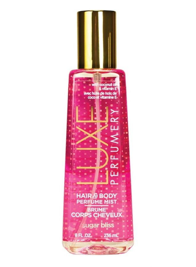 Luxe Perfumery Hair & Body Perfume Mist Sugar Bliss, 8.0 fluid ounce (F98430-15-SG) - Image 1