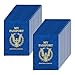 Kenburg 30Pcs Blank Passport Notebook Passport Books for Kids Blue Passport Notebook 4 x 55Inch Blank Passport Notebook Pretend Passports for Back to School Party School Theme Party Favors - Image 2