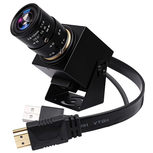 ELP 4K HDMI USB Camera - 2.8-12mm 4X Zoom Webcam With Manual Adjustment for Computer, TV, Projector, Monitor - Image 1