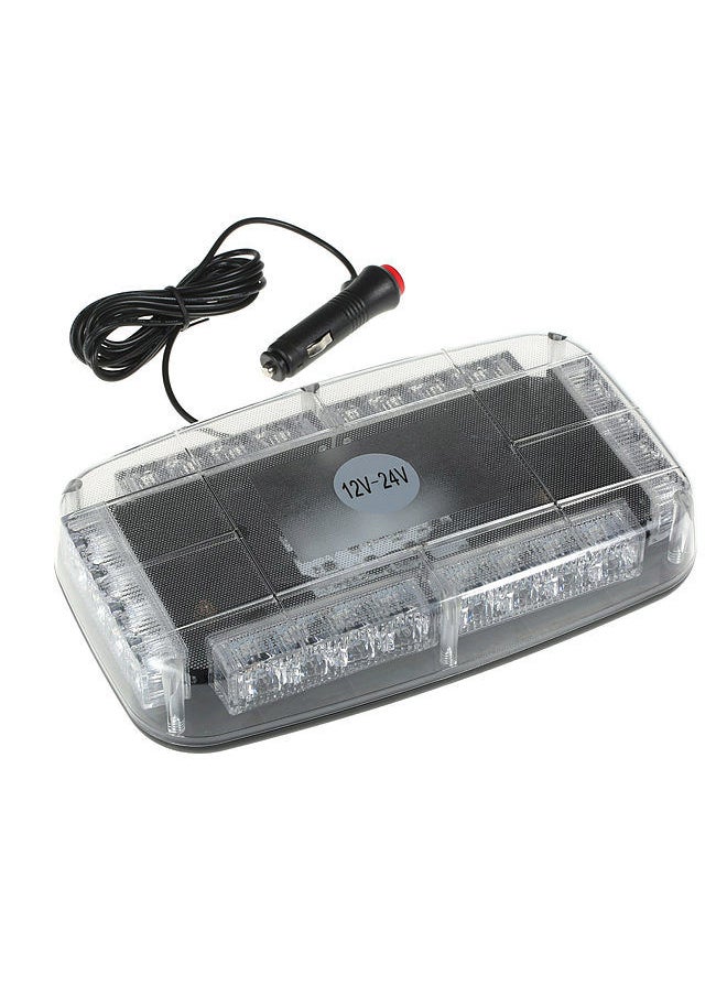 Generic - 12v Car Roof Led Strobe Lights Bar Police Emergency Warning Fireman Flash Led Police Lights  red and blue - Image 1