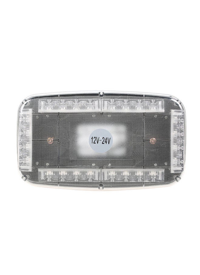 Generic - 12v Car Roof Led Strobe Lights Bar Police Emergency Warning Fireman Flash Led Police Lights  red and blue - Image 1