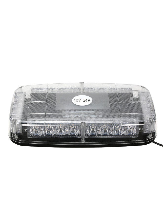 Generic - 12v Car Roof Led Strobe Lights Bar Police Emergency Warning Fireman Flash Led Police Lights  red and blue - Image 1