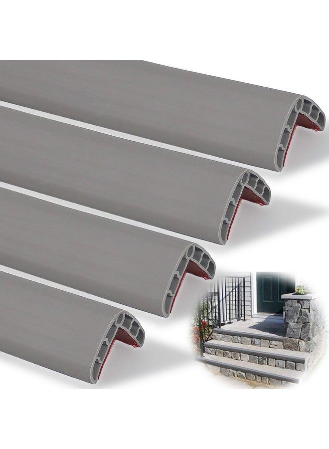 cakuuma LEWINO Stair Edge Protector Edge Bumper Guard Stair Proofing Table Edge Protector for Garage, Cabinet, Fireplace 5.3ft (15.7in*4pcs) - Image 1