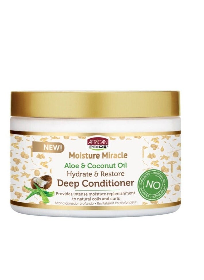 African Pride African Pride Moisture Miracle Aloe & Coconut oil deep conditioner  - Image 1
