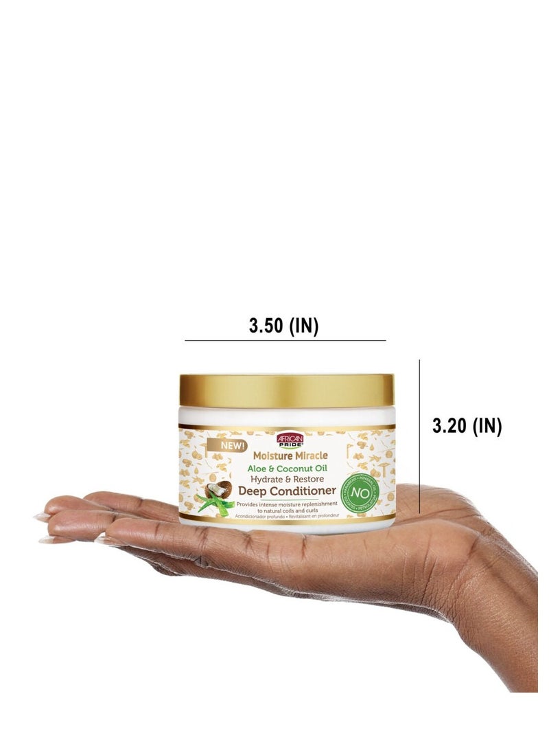 African Pride African Pride Moisture Miracle Aloe & Coconut oil deep conditioner  - Image 5