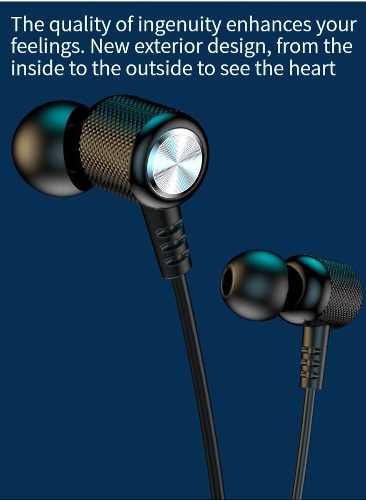Generic New Bluetooth wireless headset hanging neck sports binaural in-ear neck hanging ultra-long standby life wireless Bluetooth headset black  - Image 5