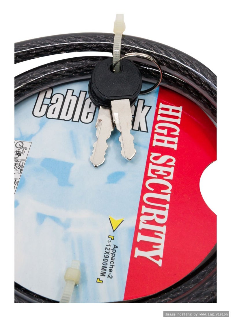 Homesmiths Bicycle Cable Lock - Image 3