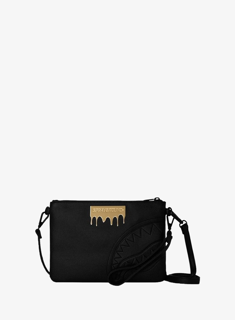 SPRAYGROUND GOLD BRICK LUXE CROSSOVER CLUTCH - Image 1