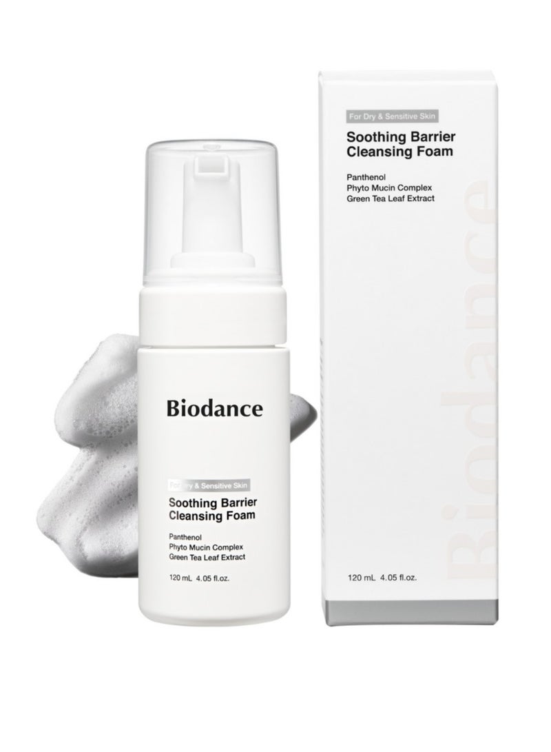BIODANCE Soothing Barrier Cleansing Foam, Micro Bubble Foam, Gentle & Mild Face Cleanser | 4.06 fl.oz, 120ml - Image 3