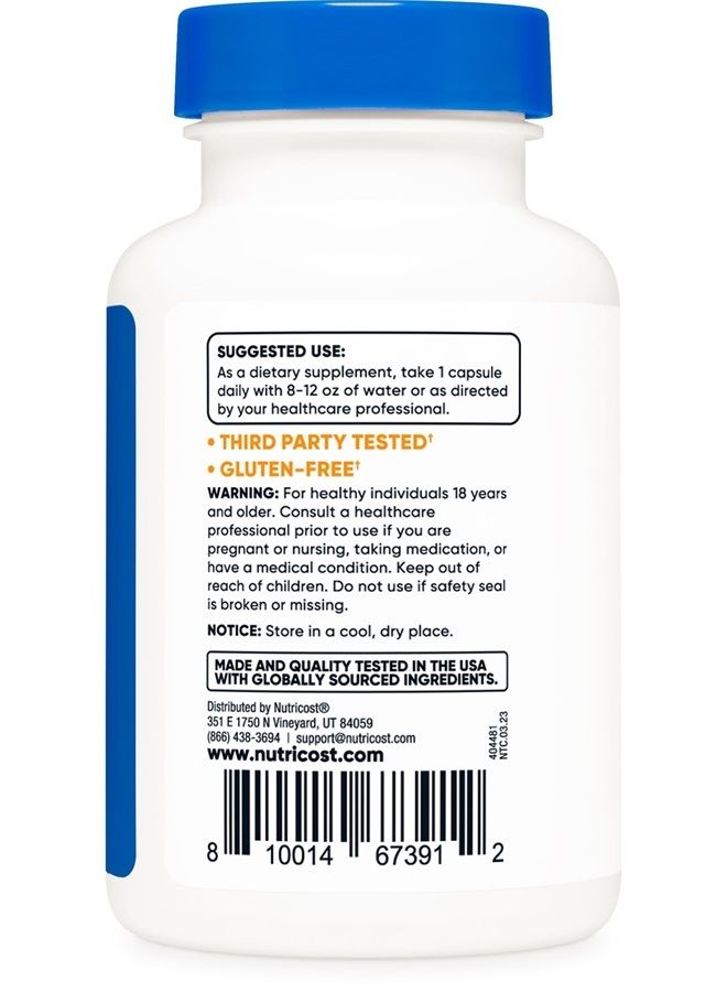 Nutricost Policosanol 40mg, 120 Capsules - Gluten Free, Non-GMO, and Vegetarian Friendly