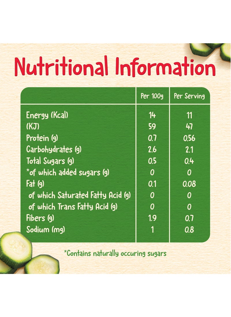 Cerelac Zucchini Vegetable Puree Baby Food (6m+) 80gm - Image 4