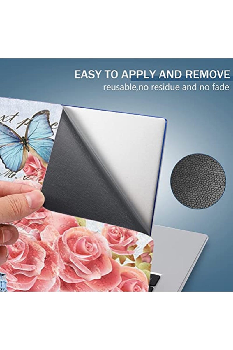 Newplenty Laptop Skin Sticker, 13.3 14 15 15.4 15.6 inch Laptop Skins, Universal Vinyl Decal, Dustproof Scratch Resistant Reusable Cover Protector with Free 2 Wrist Pads - Image 2
