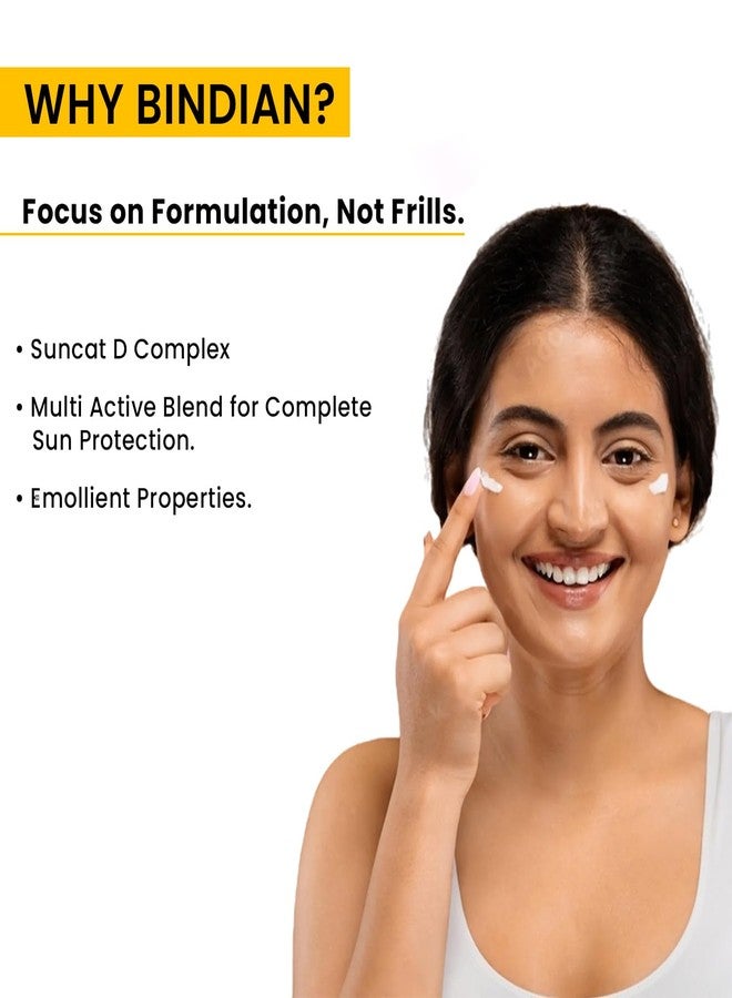 Bindian Sun Saver SPF 50 PA++++ Sunscreen, 50ml, Broad Spectrum Protection with Zinc Oxide and Titanium Dioxide - Image 3