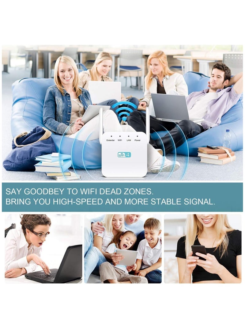 Arabest - WiFi Extender Booster 300Mbps, Wifi Booster WiFi Extender 2.4GHz Wifi Booster Range Extender with 1 LAN Port, Support Repeater/Router/AP Mode, T-FD01 - Image 1