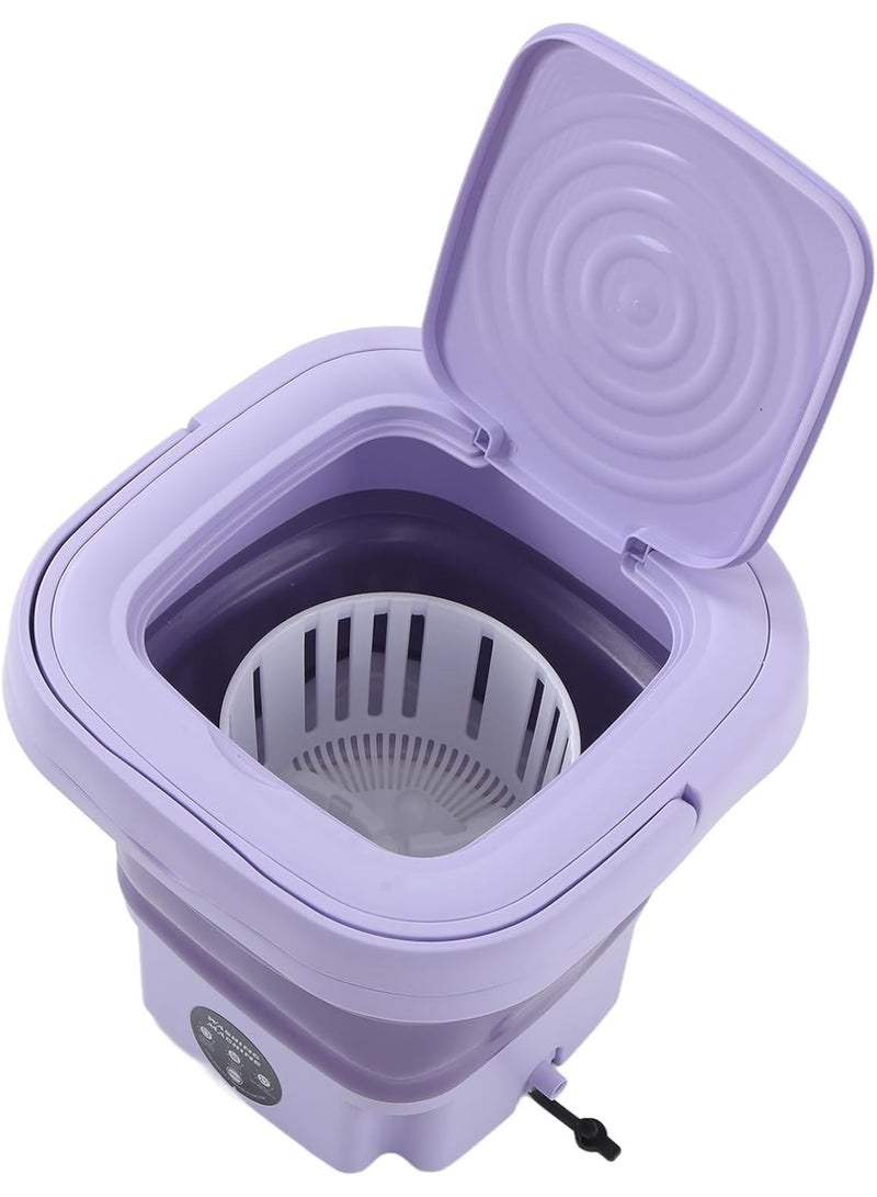 Portable Mini Washing Machine with Drain Spout, Compact Folding Design, - Image 1