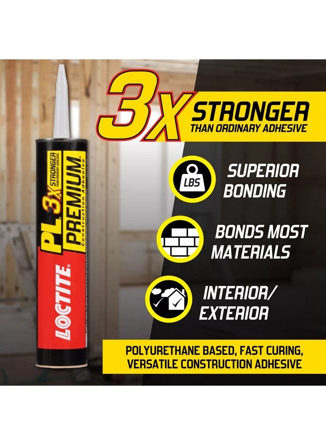 لوكتيت لاصق بناء ممتاز من البولي يوريثان من لوكتايت بي إل، غراء بناء متعدد الاستخدامات للخشب والخرسانة والحجر والمعادن وغيرها - 10 أونصة سائلة، عبوة من 6 قطع - Image 5