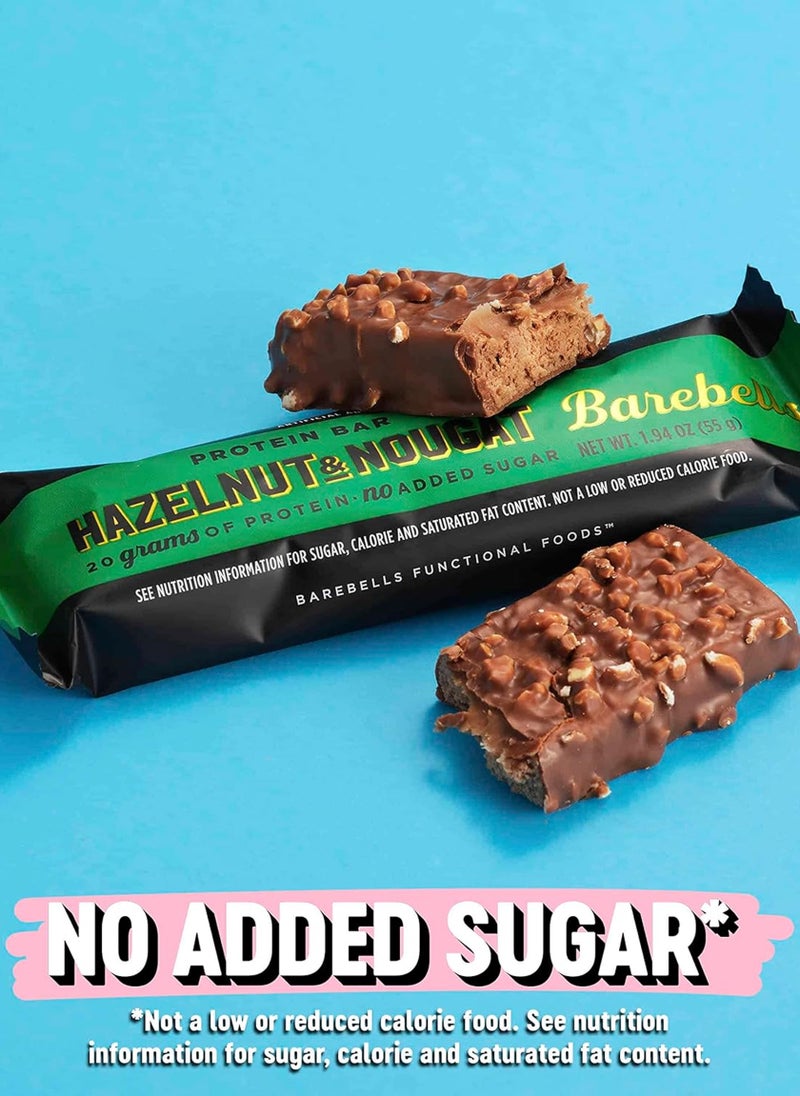 Barebells Hazelnut & Nougat Protein Bar 55g (20g Protein) - Image 2