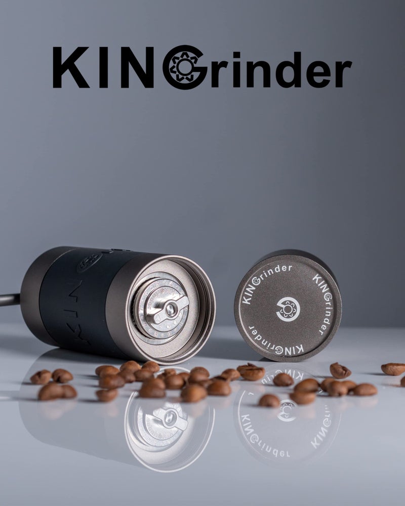 Kingrinder ã€Iron Grayã€‘KINGrinder K1 Manual Hand Coffee Grinder with Straight Handle for French Press, Drip, Espresso with Assembly Consistency Stainless Steel Conical Burr Mill, 20-25g Capacity - Image 3