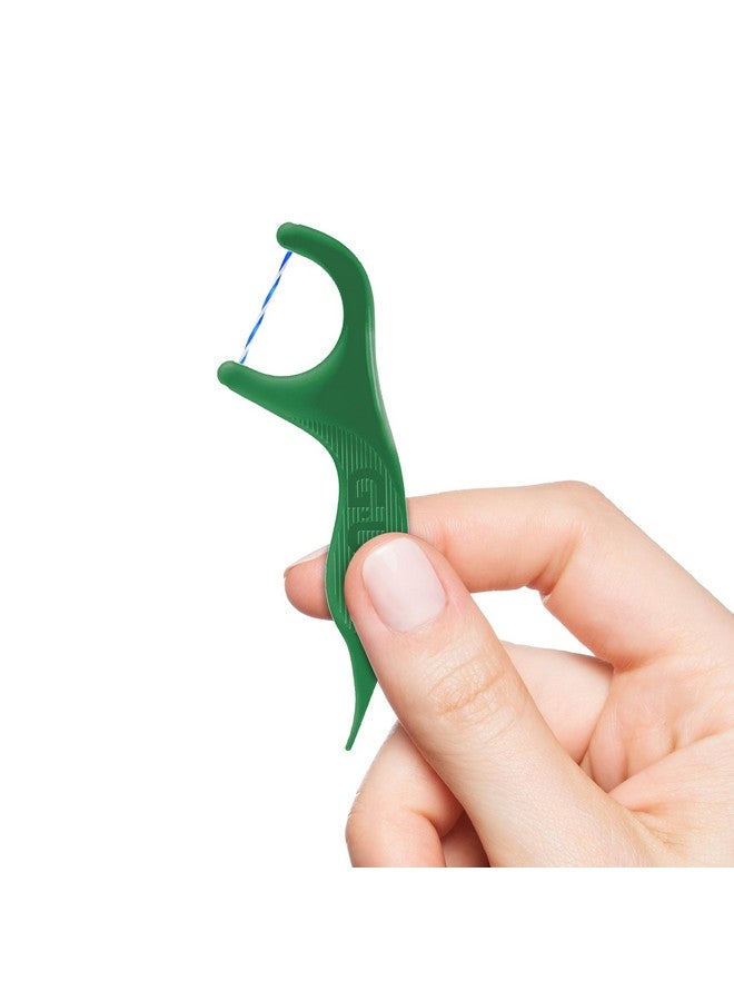 GUM Twisted Mint Floss Picks - Twisted Threads, Shred-Resistant Floss, Easy Grip Handle, 90ct. (Pack of 3) - Image 3