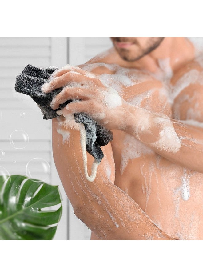 MIG4U MIG4U Exfoliating Back Scrubber for Shower for Men & Women, Bath Body Scrub Strap with Handles, Long Strecthy Towel Wash Exfoliator Deep Clean Dead Skin - Image 5