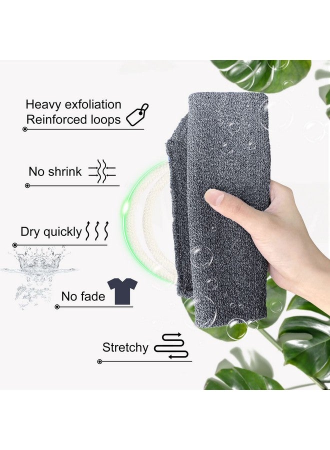 MIG4U MIG4U Exfoliating Back Scrubber for Shower for Men & Women, Bath Body Scrub Strap with Handles, Long Strecthy Towel Wash Exfoliator Deep Clean Dead Skin - Image 4