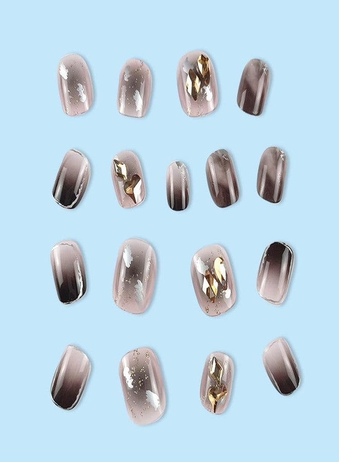 KILLFE Artifical Nails For Women | Reusable | Vibrant | Durable Acrylic Nails | Multicolor (NP-81) - Image 4