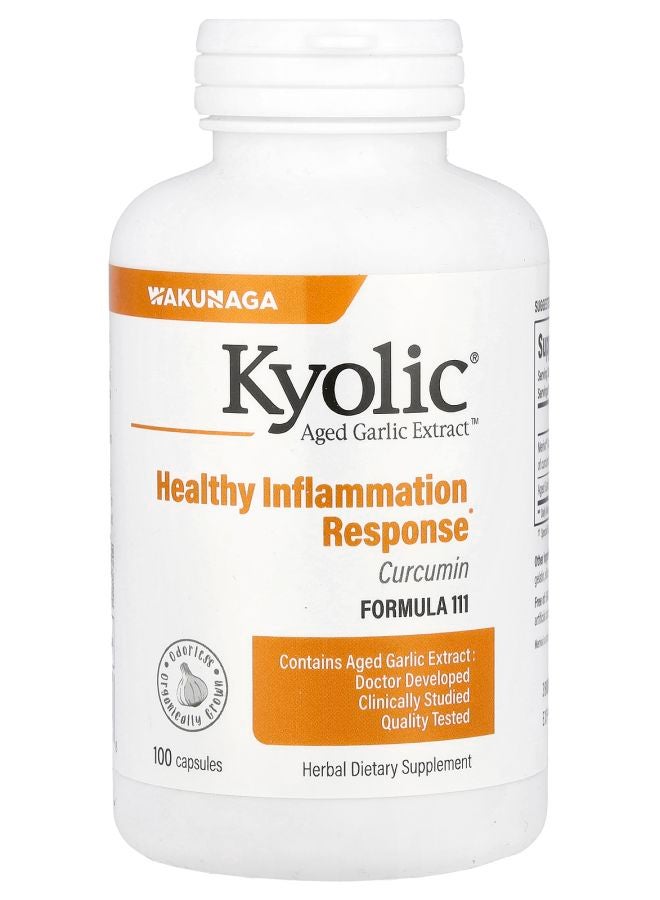 kyolic Aged Garlic Extract™ Curcumin Formula 111 100 Capsules