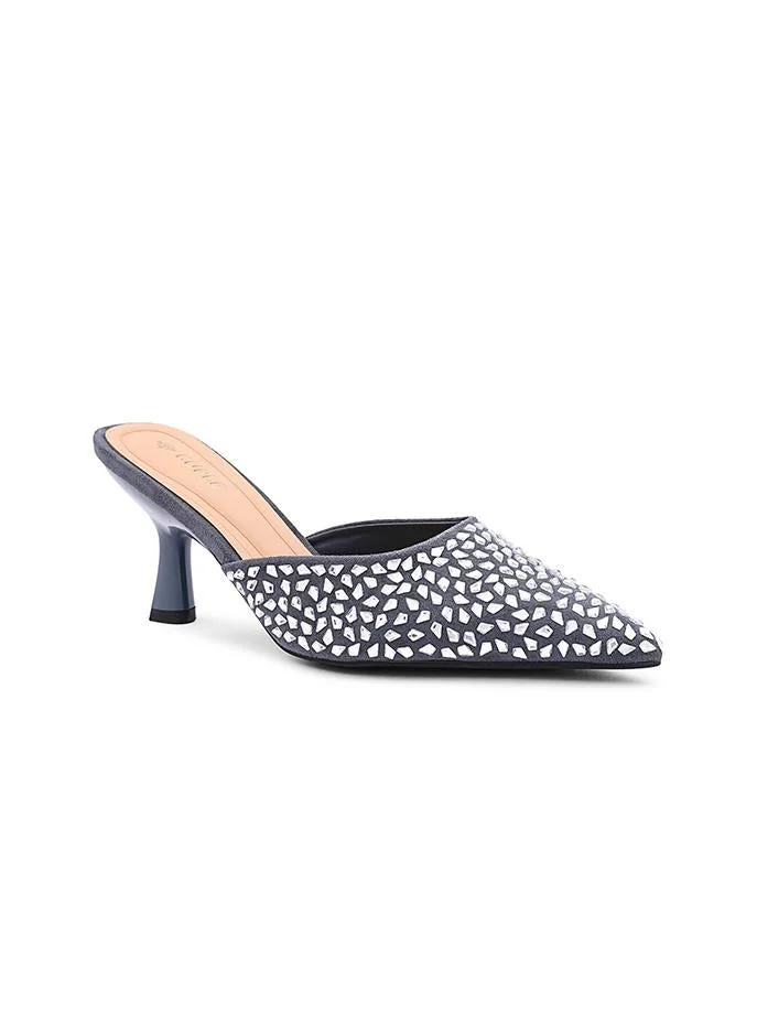 Cuple Cuple Cutout Detail Heeled Mules