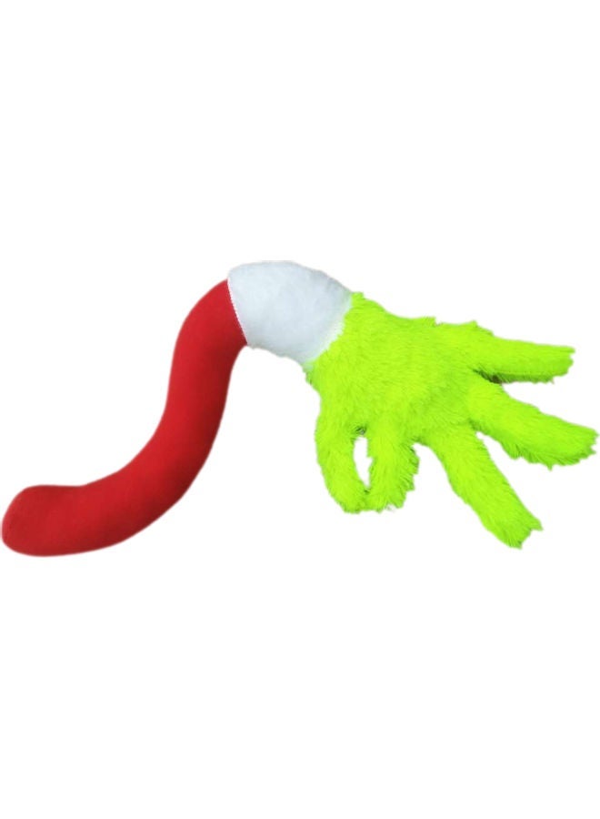 NIBEMINENT The Grinch Themed Stuffed Decorative Plaything Green/White/Red 7.00*0.50*7.00cm - Image 3