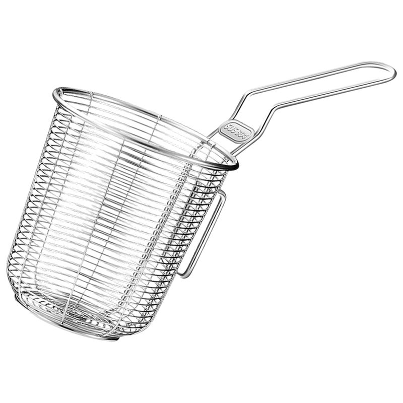 Pasta Strainer Basket Stainless Steel Fine Mesh Spaghetti Dumpling Strainer Basket Frying Basket - Image 1