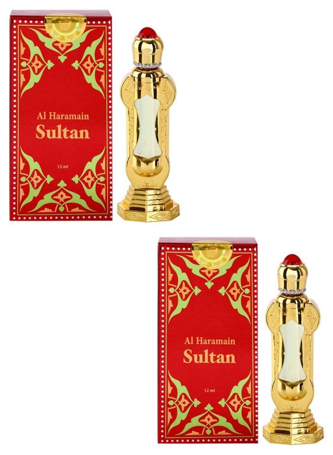 Al Haramain 2 Pcs Haramain Sultan 12ml Perfume Oil - Image 1