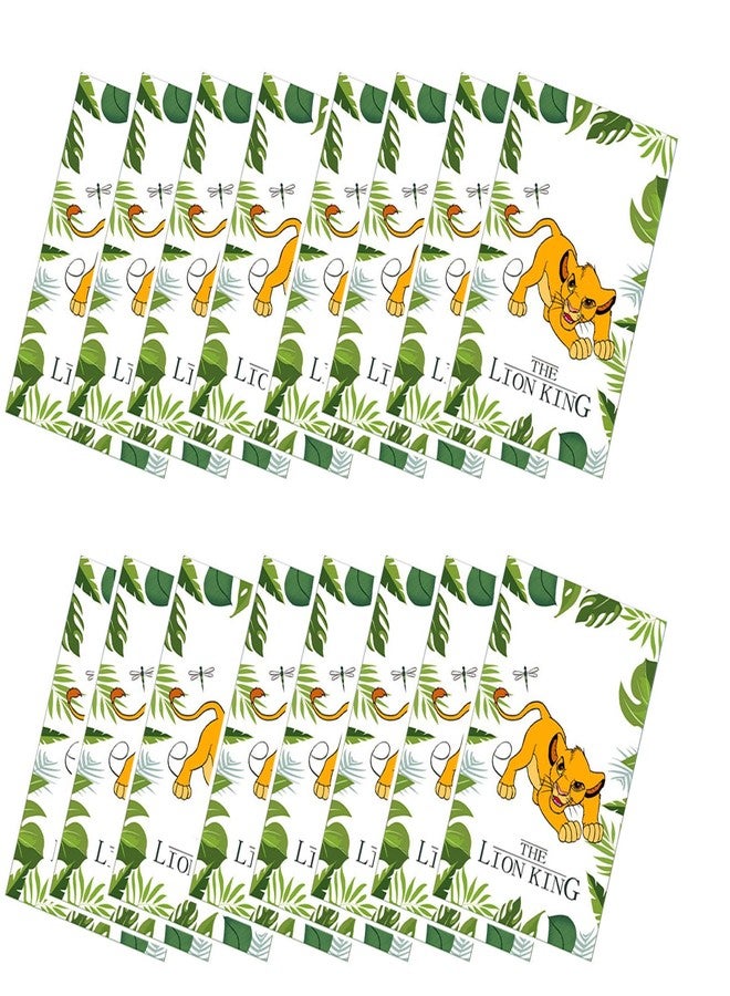 ALLPICK Lion Shaped Party Gift Bags 30PCS - Goodie Treat Bags for Boys Girls Birthday Safari Animal Theme Party Favors - Image 2