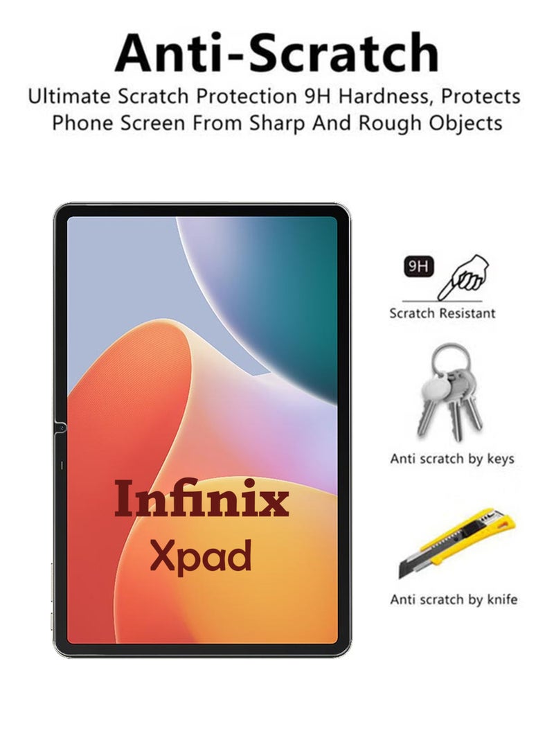 واقي شاشة زجاجي مقوى لهاتف انفينيكس Xpad - Image 2