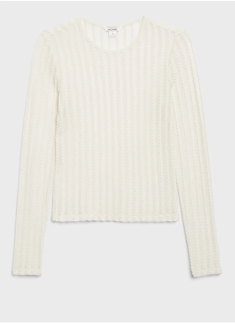 مونكي Crew Neck T-Shirt