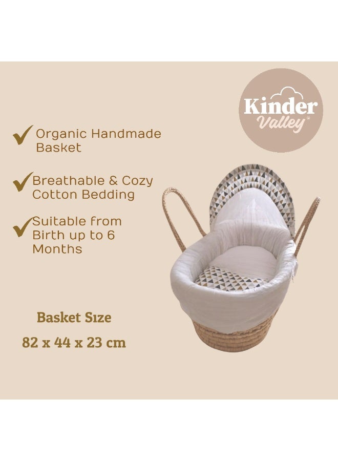 Kinder Valley Geometric  Triangle Moses Basket - Image 2