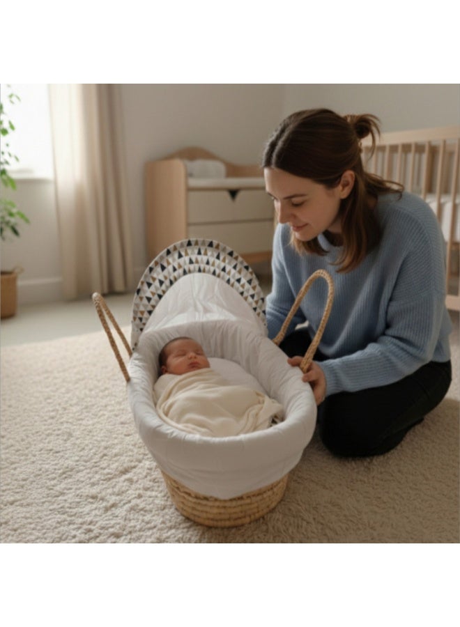 Kinder Valley Geometric  Triangle Moses Basket - Image 3