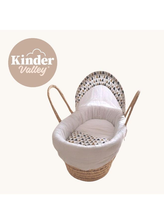 Kinder Valley Geometric  Triangle Moses Basket - Image 1