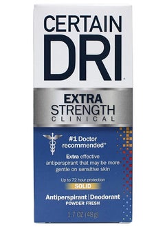 CERTAIN DRI Certain Dri Antiperspirant Solid for Excessive Perspiration-1.7 oz  - Image 1