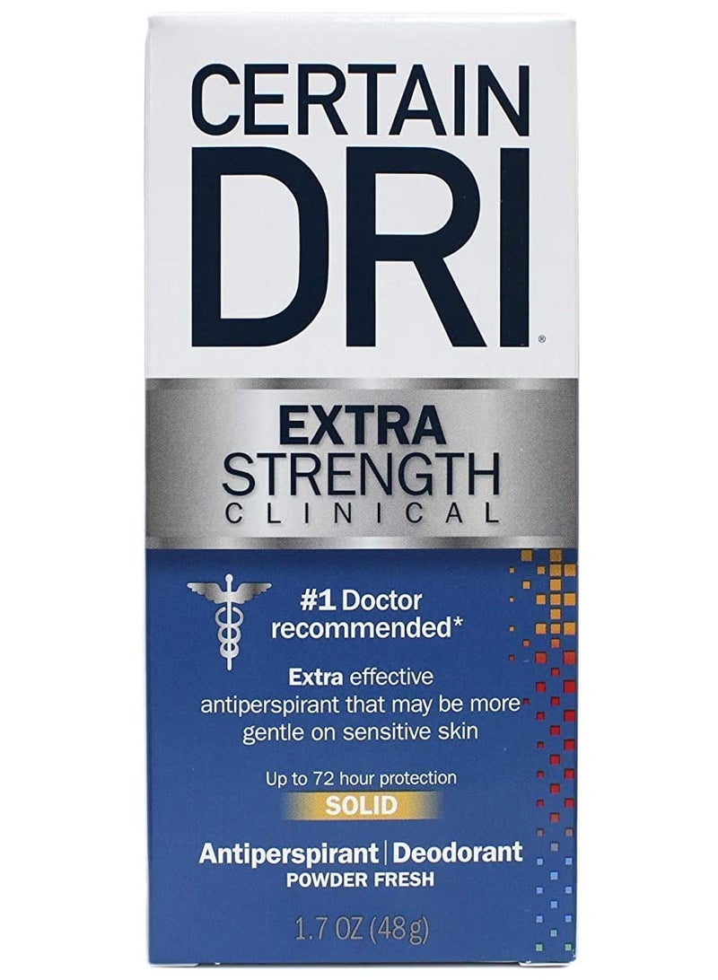 CERTAIN DRI Certain Dri Antiperspirant Solid for Excessive Perspiration-1.7 oz  - Image 1