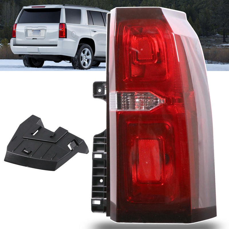 Goopool Tail Light Assembly Compatible with 2015 2016 2017 2018 2019 2020 Chevy Tahoe Suburban LED Brake Lamp Right Passenger Side 84467059 GM2801264 - Image 1