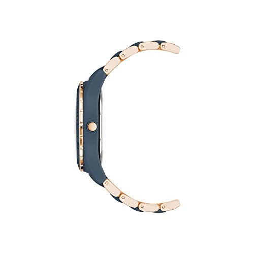 Anne Klein Womens 38.5 mm Fall 22 Blue Dial Plastic Analog Watch - AK3910BLRG (Not assigned,Not Assigned) - Image 3