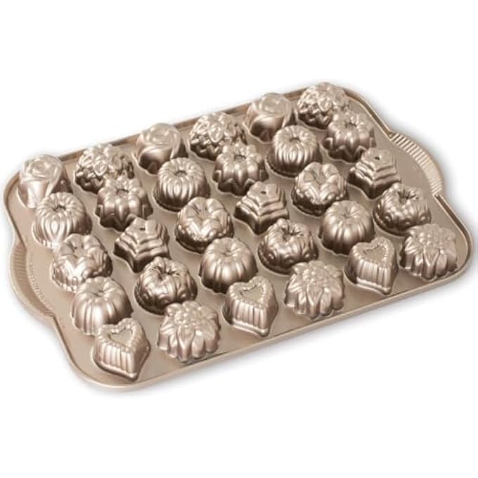 Teacake Bundtlette Pan 30Cavs Copper 2 Cups - Image 1